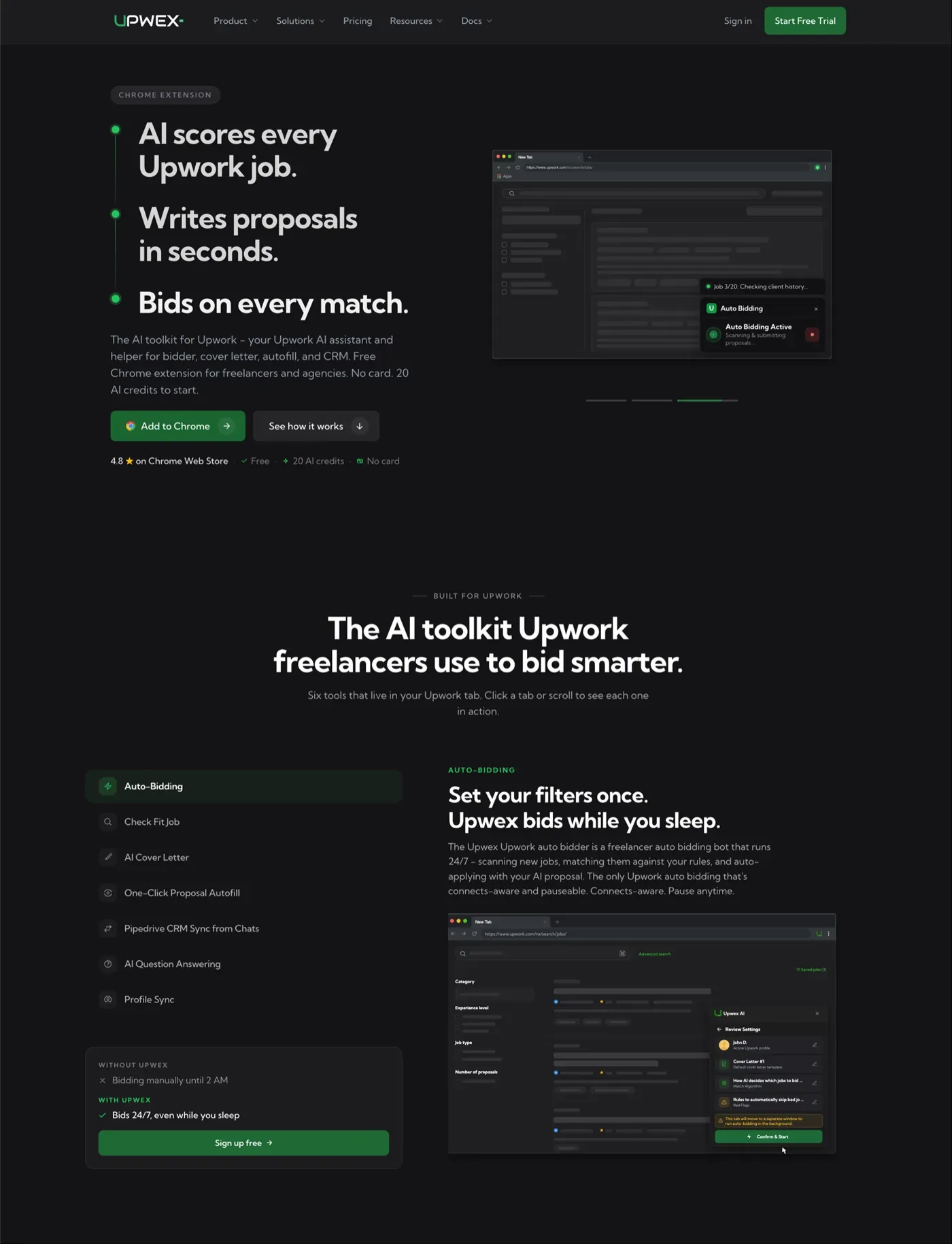 AI-инструмент - Upwex